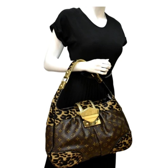 Authentic Limited Edition Polly Leopard print Louis Vuitton Monogram Bag AR1006 - Picture 1 of 11